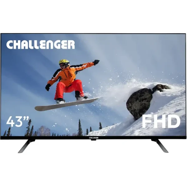 Televisor CHALLENGER 43” Pulgadas 108 cm 43KG90 FHD LED Smart TV Google