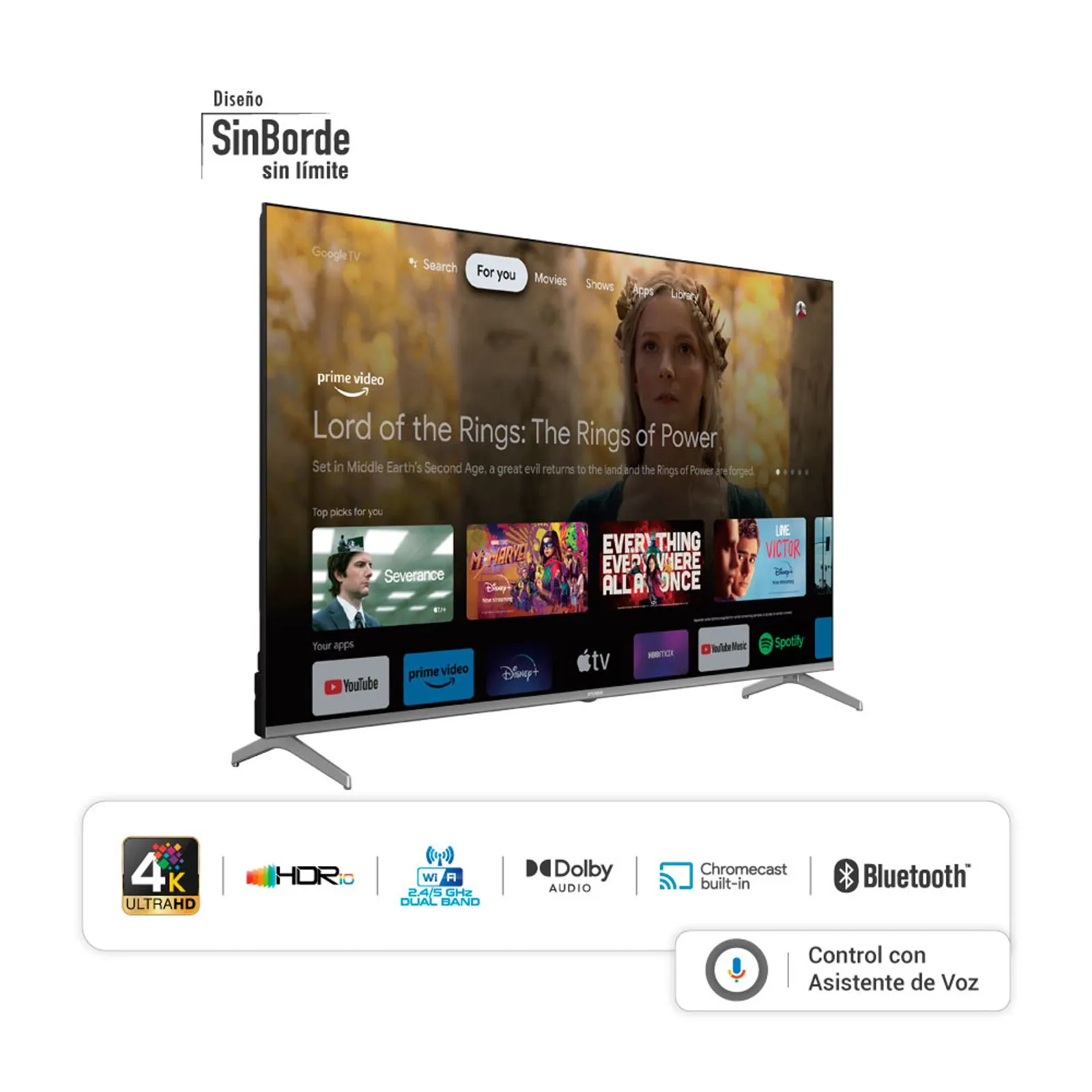 Televisor hyundai uhd 4k 60" hyled6004g - Image 2