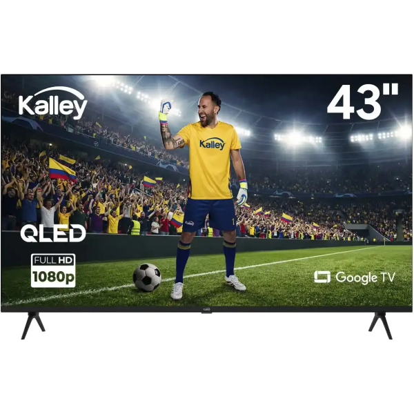 TV KALLEY 43" Pulgadas 108 cm 43GQ200 FHD QLED Smart TV Google