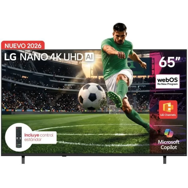 TV LG 65" NANOCELL 65NU855BPSA 4K-UHD LED Smart TV WebOS con IA
