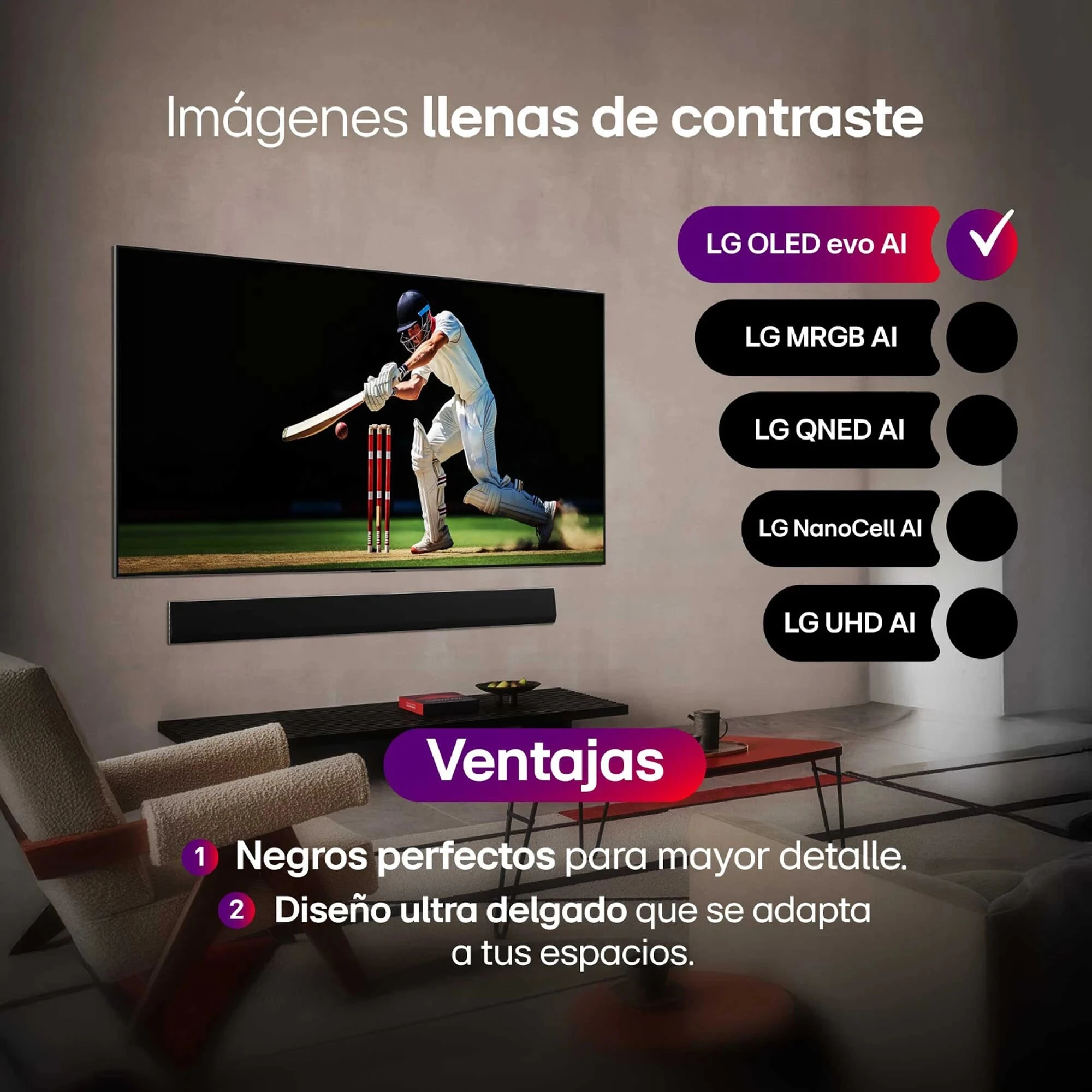 TV LG 55" 4K-UHD OLED EVO AIC6 Smart TV con IA - Image 7