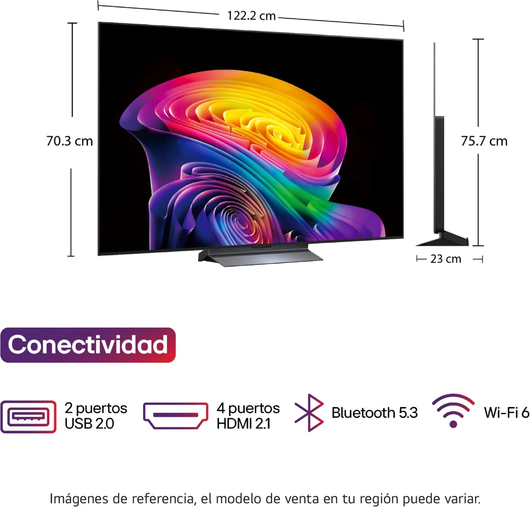 TV LG 55" 4K-UHD OLED EVO AIC6 Smart TV con IA - Image 4