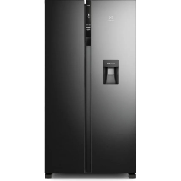 Nevecón Electrolux No frost 528L Inverter AutoSense Dispensador Agua Negro ERSA53K3HVB
