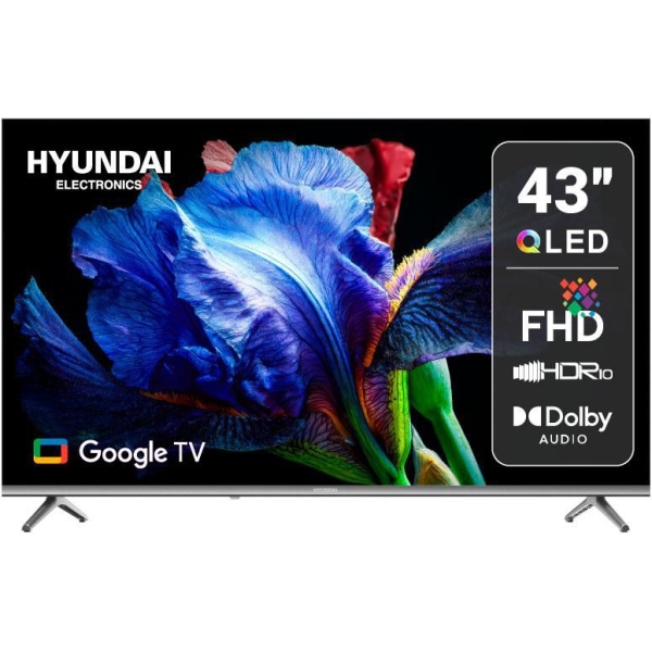 TV HYUNDAI 43 PULGADAS LED FHD GOOGLE TV HYLED4326QG