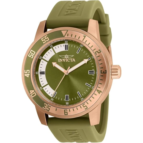 Reloj de cuarzo Invicta para hombre, modelo Specialty de silicona